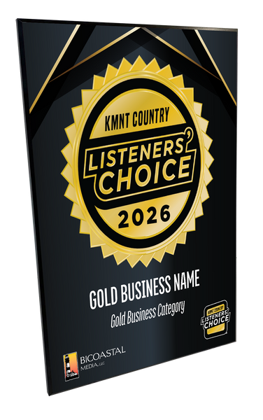 KMNT Country Listeners Choice - Plaques