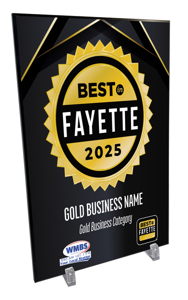 Best in Fayette - Plaques