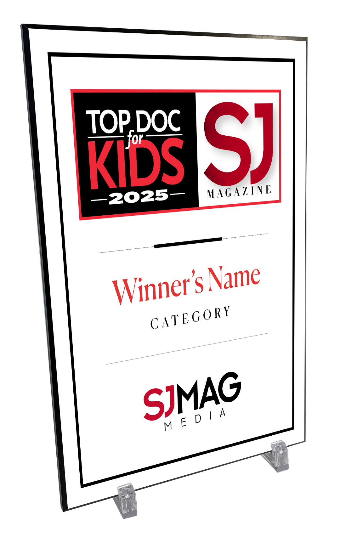 SJ Mag - Top Doc For Kids - Plaques