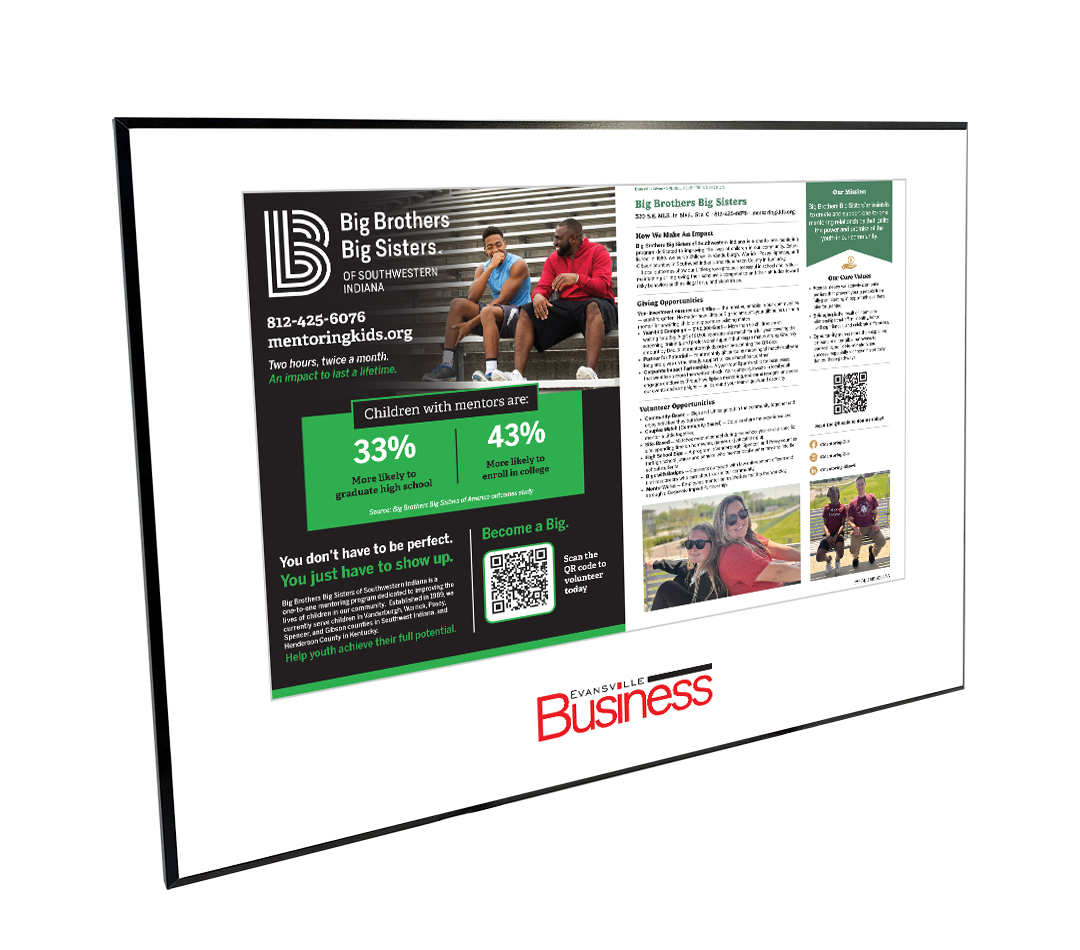 Evansville Business - Evansville Gives  - Plaques