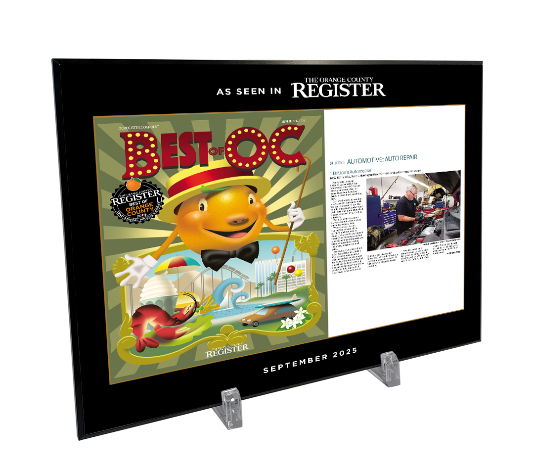 Best Of Orange County Award w Ad - Modern Hardi-plaque