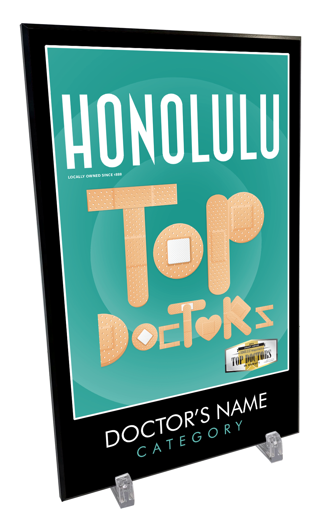 HONOLULU Magazine Top Doctors Plaques