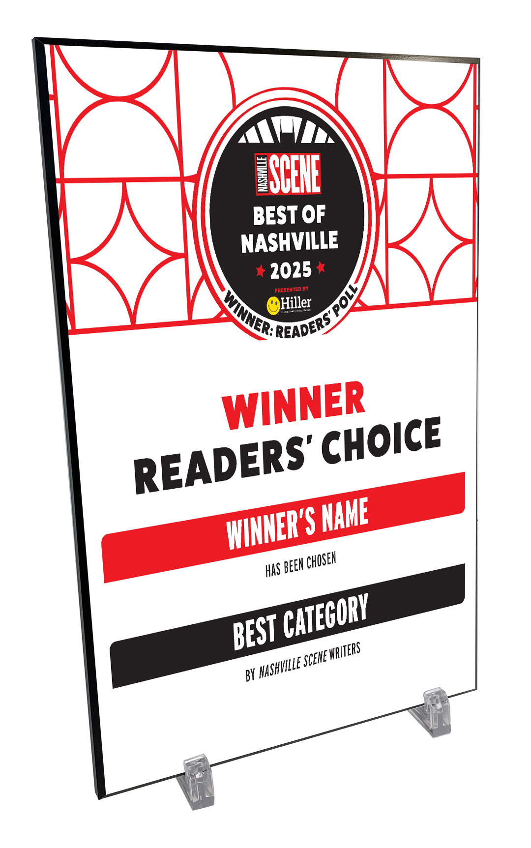 "Best of Nashville" Award Plaque