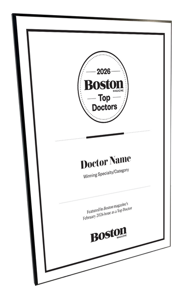 Boston Magazine Top Doctors Plaques