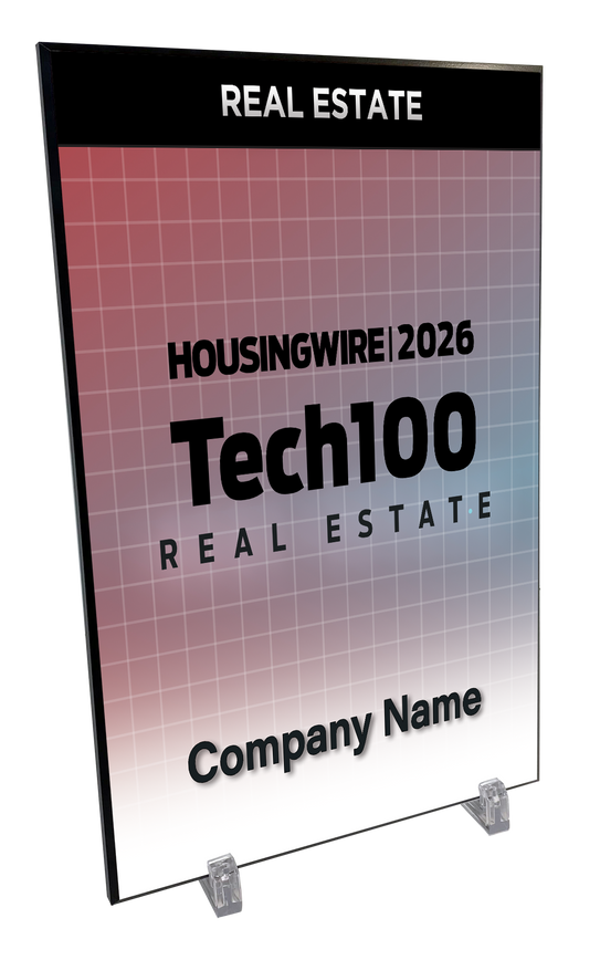 HousingWire Editorial Award Programs Plaque