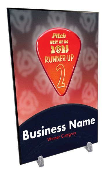 The Pitch: "Best of KC" Award - Mounted Archival Plaque