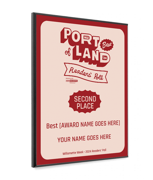 Willamette Week - Best of Portland - Wood Plaque