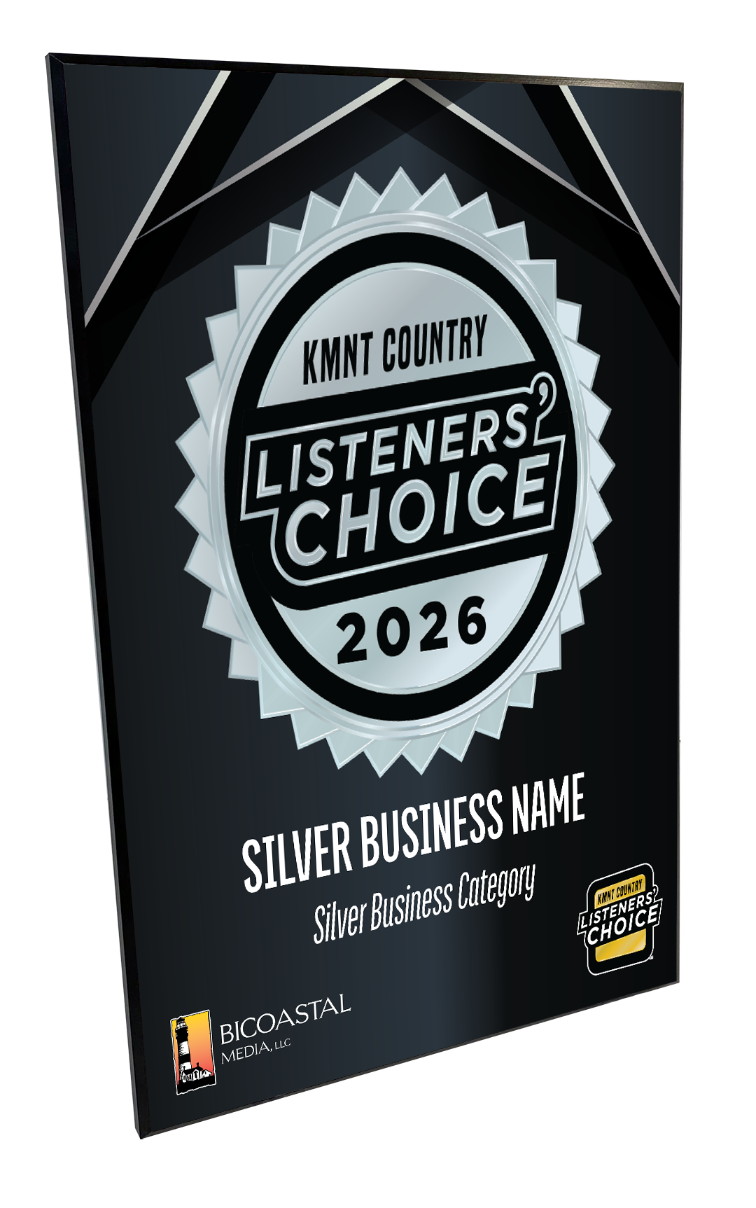 KMNT Country Listeners Choice - Plaques
