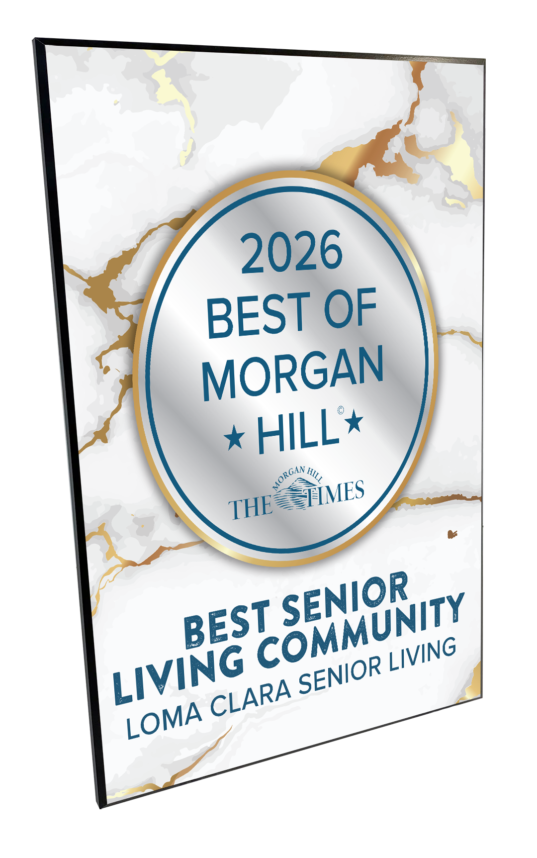 “Best of Morgan Hill” Award Plaque