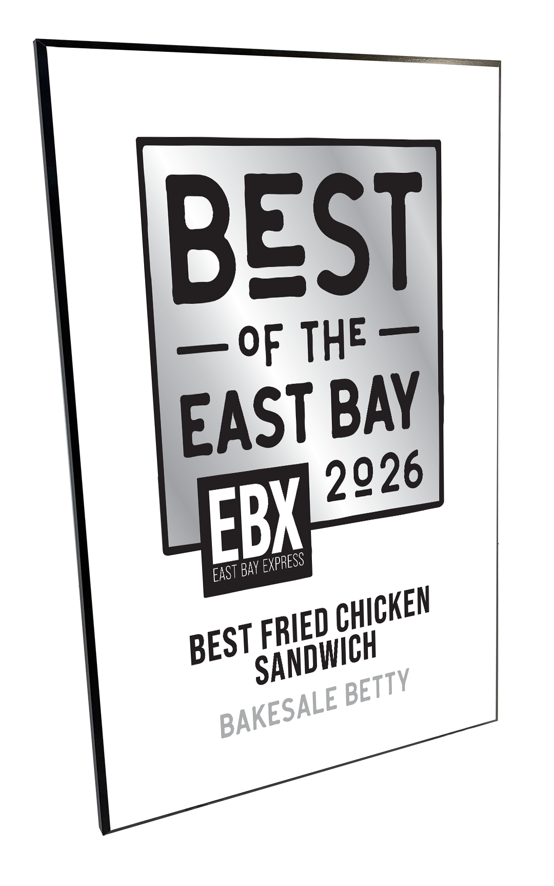 “Best of the East Bay” Cover Award Plaques