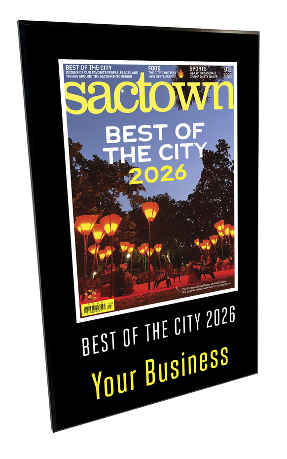 Sactown Magazine - Best of City - Wood Plaques