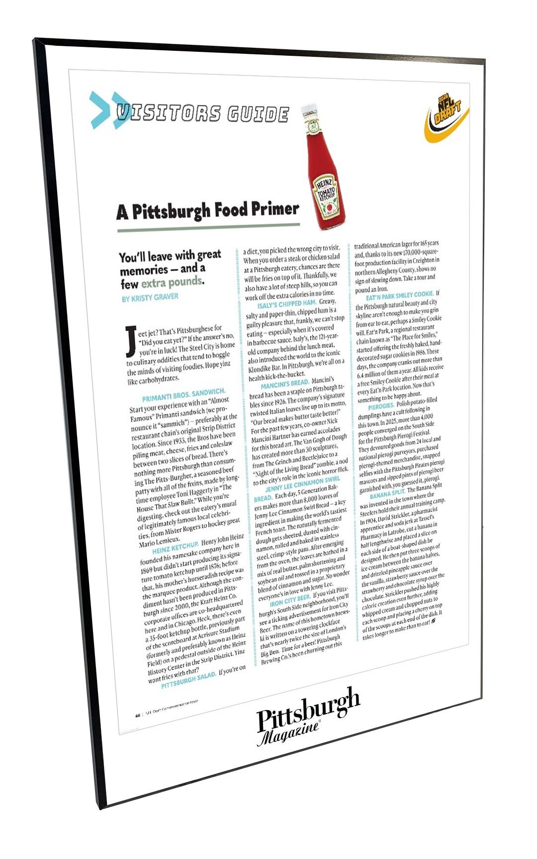 Pittsburgh Magazine - Articles & Covers - Modern Wooden Plaque