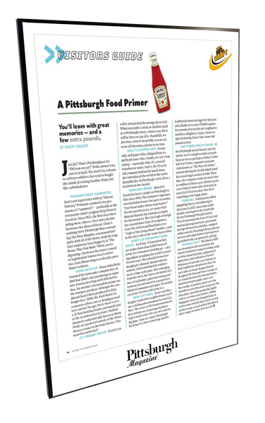 Pittsburgh Magazine - Articles & Covers - Modern Wooden Plaque