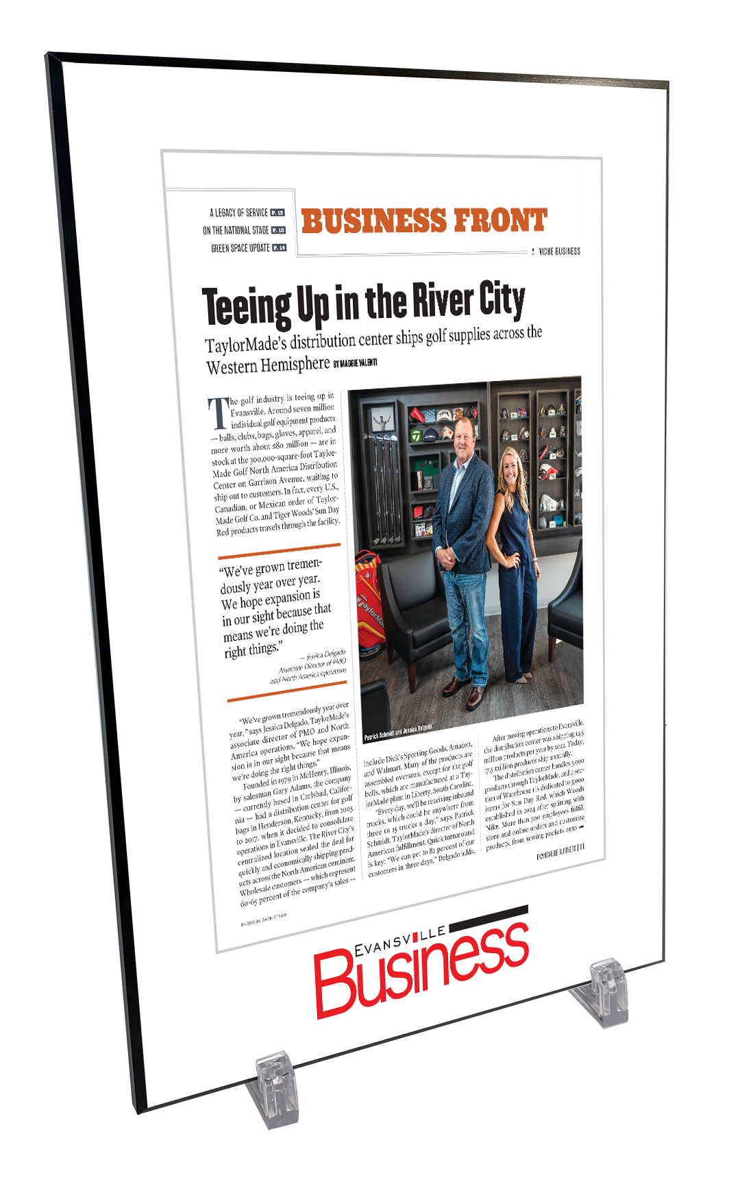 Evansville Business - Editorial Features  - Plaques