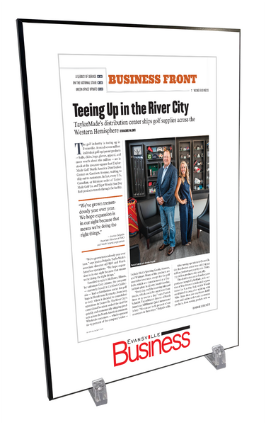 Evansville Business - Editorial Features  - Plaques