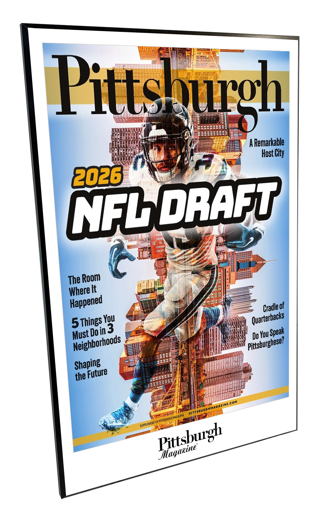 Pittsburgh Magazine - Articles & Covers - Modern Wooden Plaque