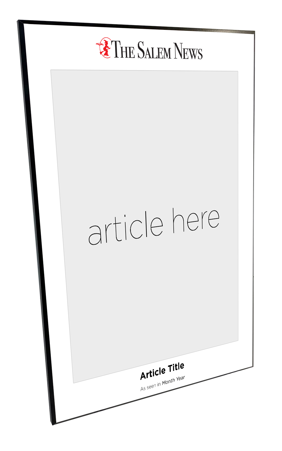 N. Boston Media Group - Articles - Wooden Plaques