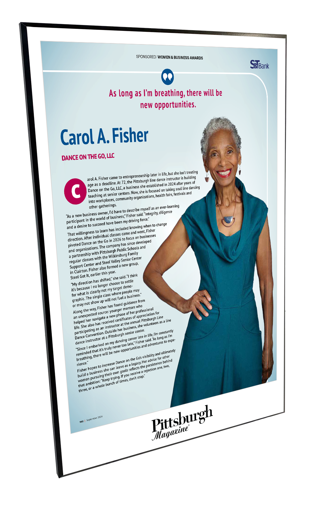 Pittsburgh Magazine - Special Advertising Sections - Modern Wooden Plaque