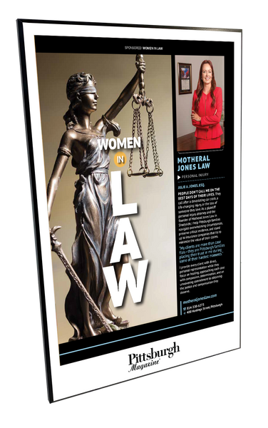 Pittsburgh Magazine - Special Advertising Sections - Modern Wooden Plaque