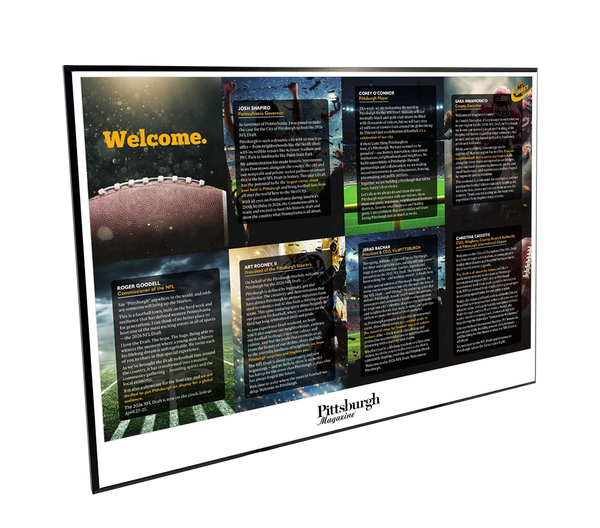 Pittsburgh Magazine - Articles & Covers - Modern Wooden Plaque