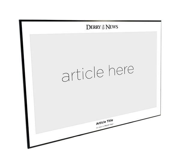 N. Boston Media Group - Articles - Wooden Plaques