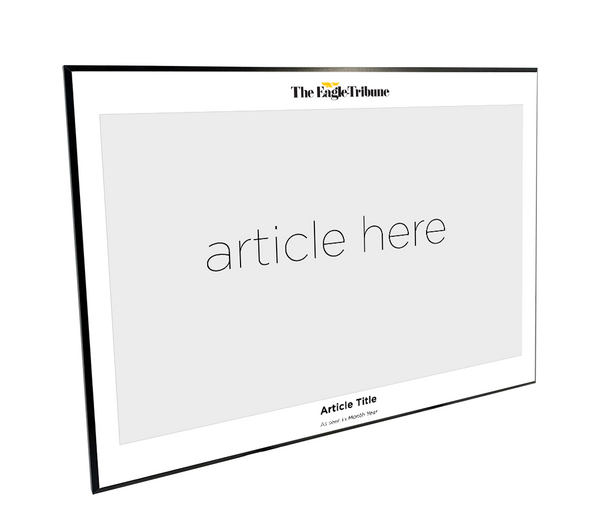 N. Boston Media Group - Articles - Wooden Plaques