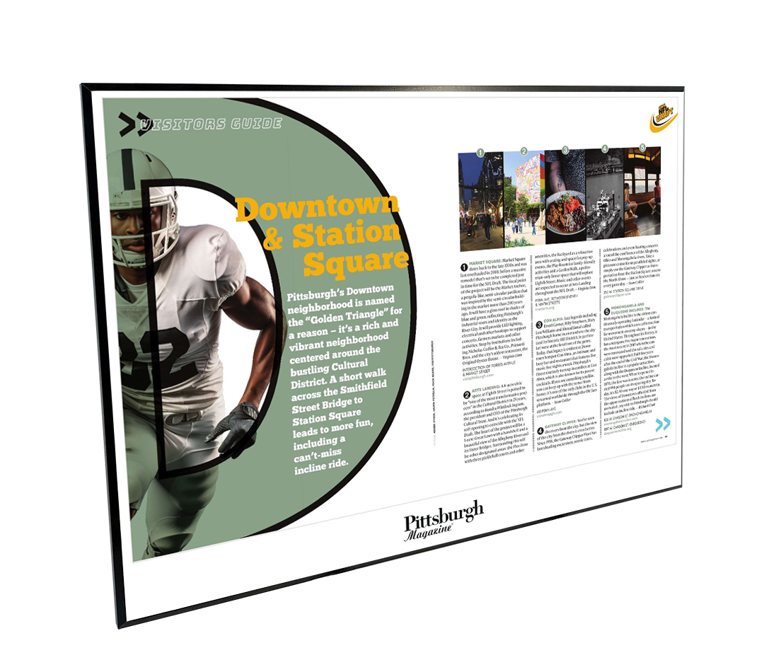 Pittsburgh Magazine - Articles & Covers - Modern Wooden Plaque