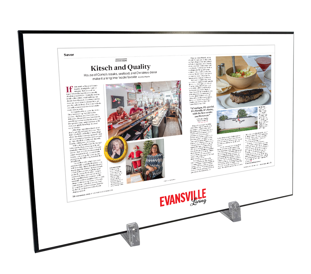Evansville Living - Editorial Features  - Plaques