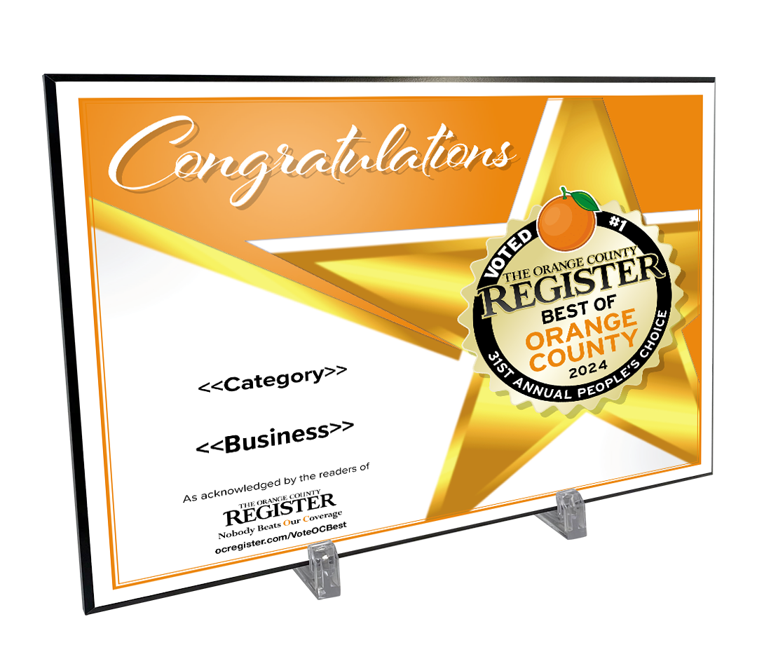 Best Of Orange County Award - Modern Hardi-plaque