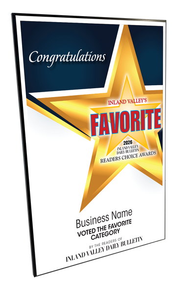 IVDB Best Of and Readers Choice Certificate - Modern Hardi-plaque