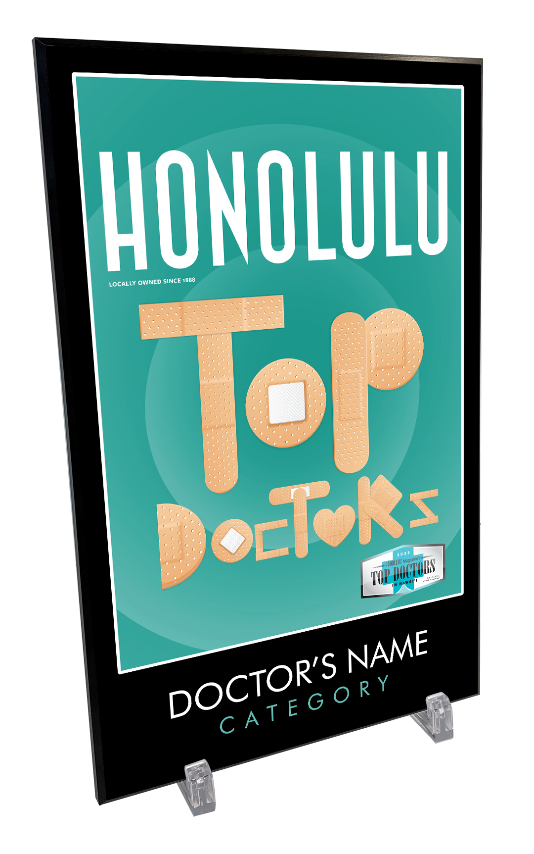HONOLULU Magazine Top Doctors Plaques