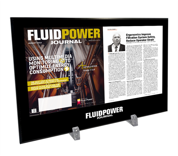Fluid Power Journal Article & Cover Plaques