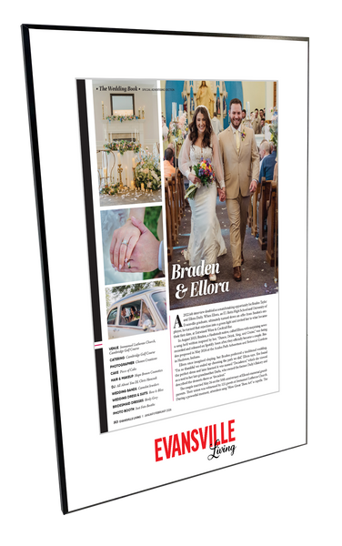 Evansville Living - Wedding Book - Plaques
