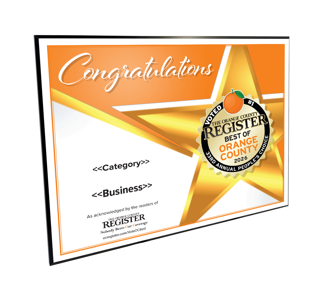 Best Of Orange County Award - Modern Hardi-plaque