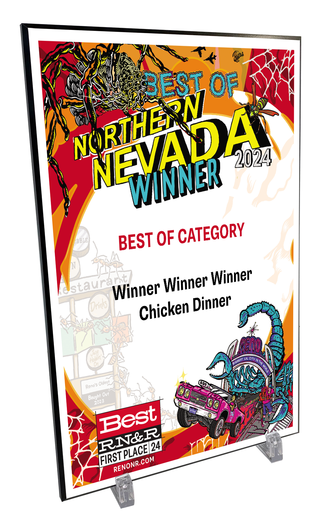 "Best of Northern Nevada" - Modern Hardi-plaque