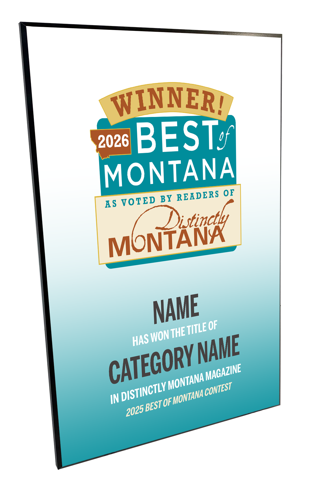 Best of Montana - Plaques