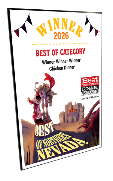 "Best of Northern Nevada" - Modern Hardi-plaque