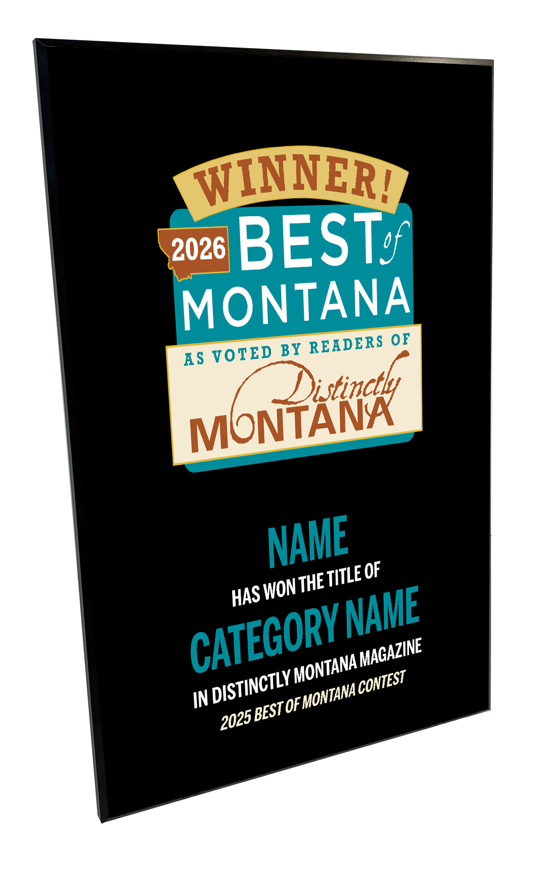 Best of Montana - Plaques