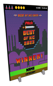 The Pitch: "Best of KC" Award - Mounted Archival Plaque