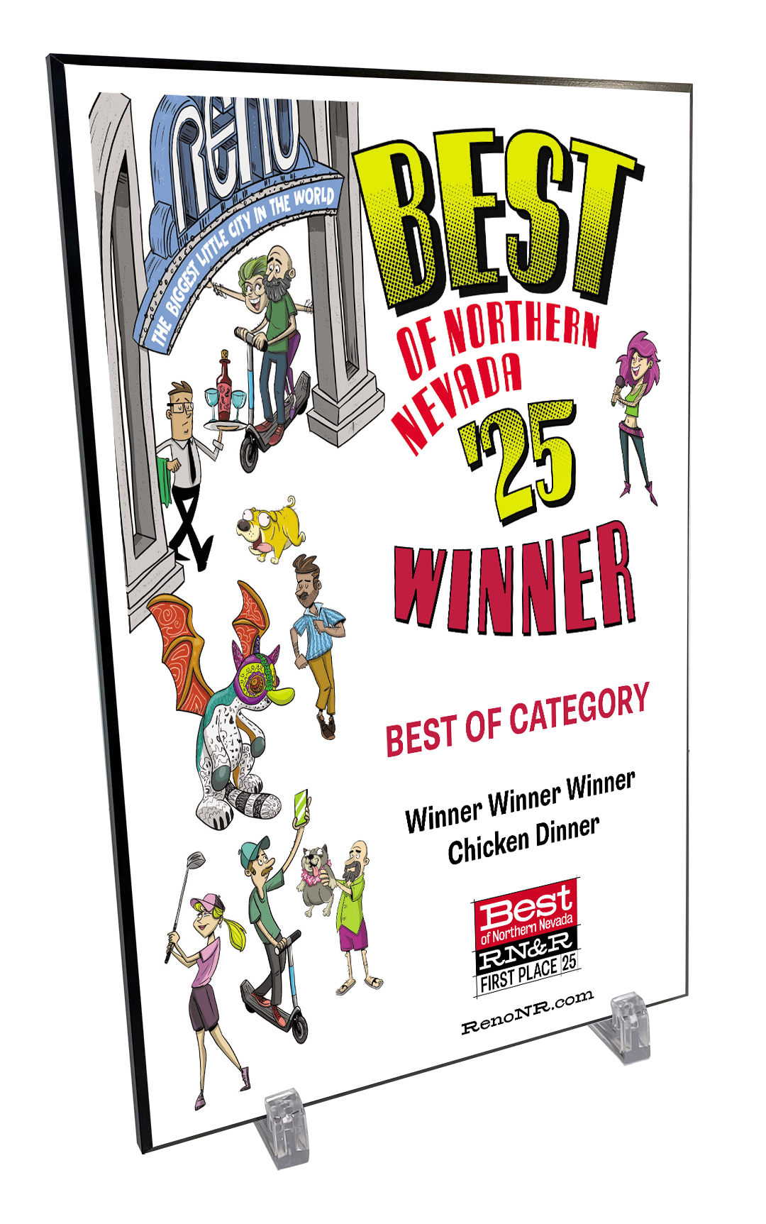 "Best of Northern Nevada" - Modern Hardi-plaque