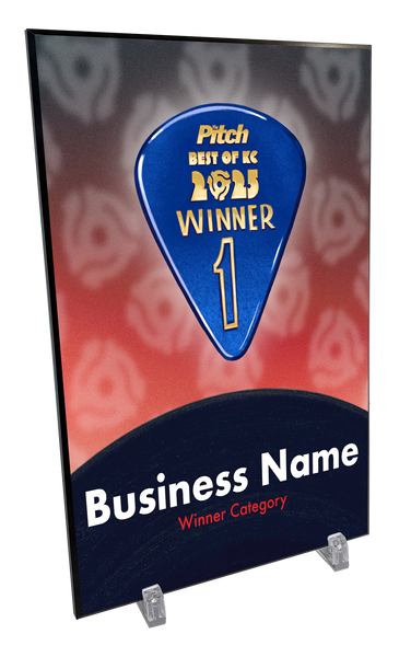 The Pitch: "Best of KC" Award - Mounted Archival Plaque