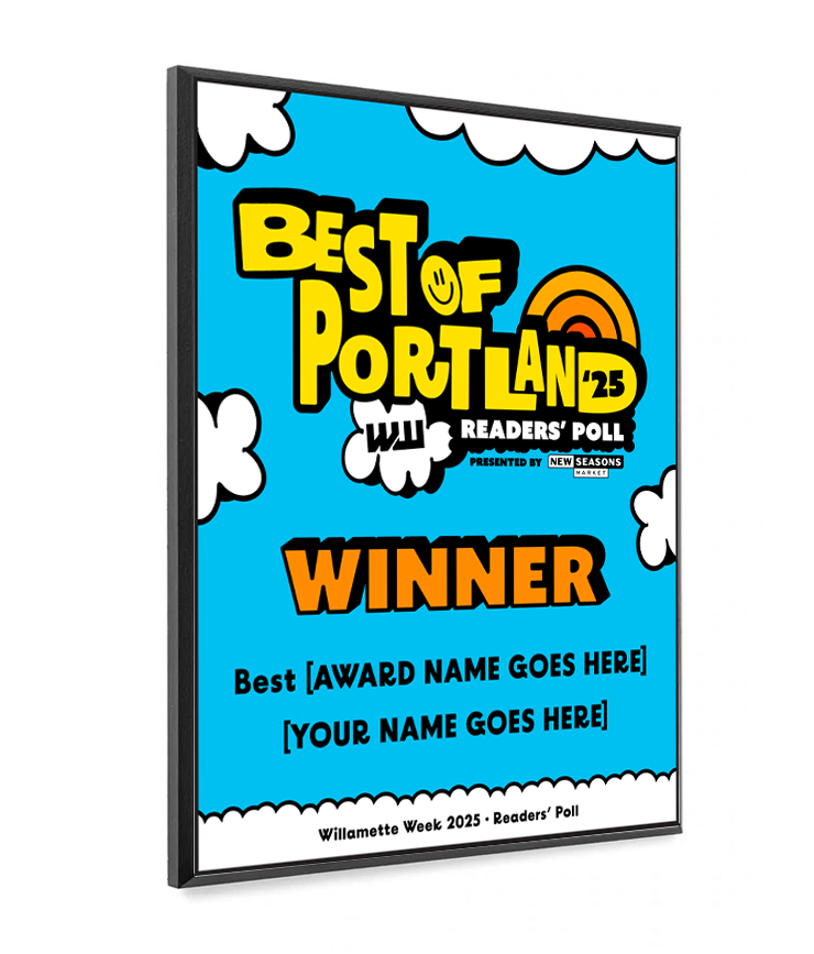 Willamette Week - Best of Portland - Wood Plaque