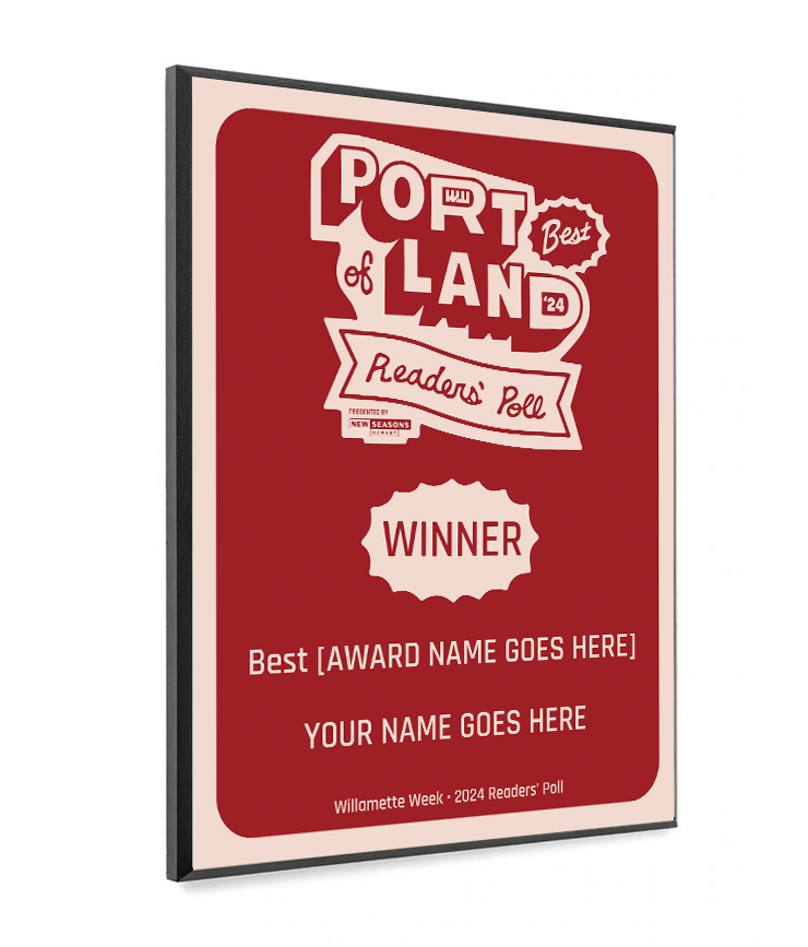 Willamette Week - Best of Portland - Wood Plaque