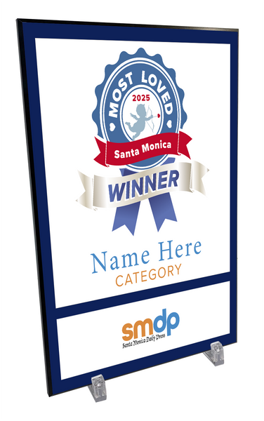 SMDP Most Loved Awards - Wood Plaque