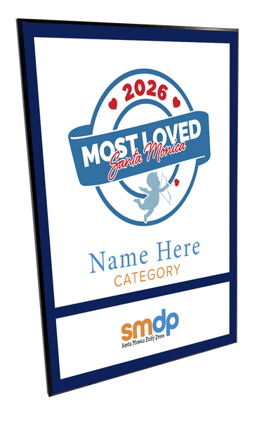 SMDP Most Loved Awards - Wood Plaque