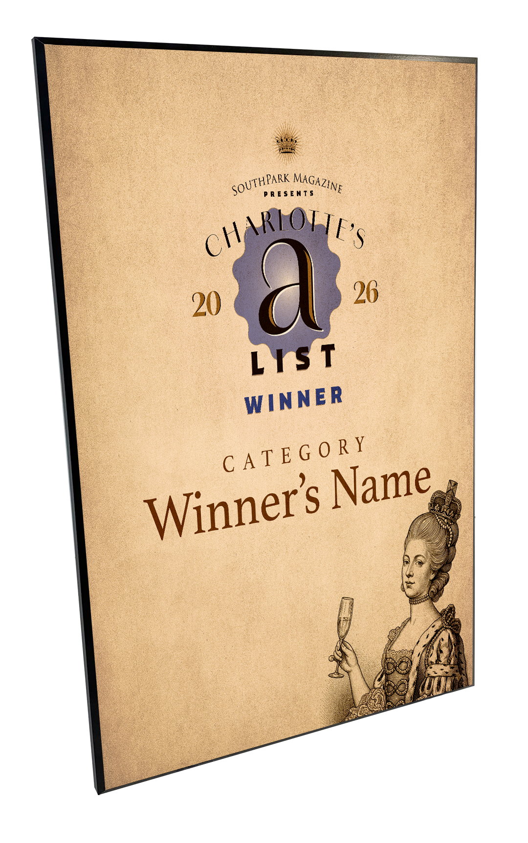 Southpark Magazine's Charlotte's A-List - Plaques