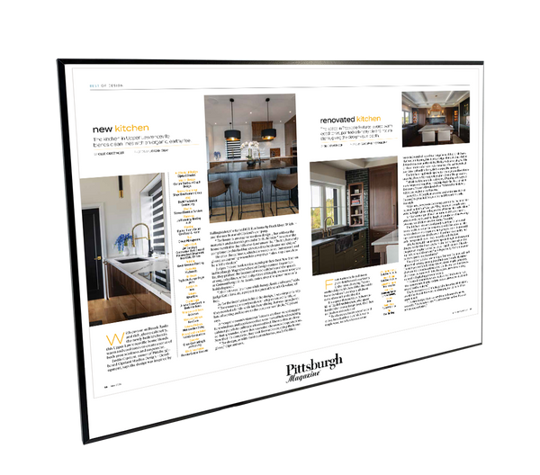 Pittsburgh Magazine - Special Publications - Modern Wooden Plaque