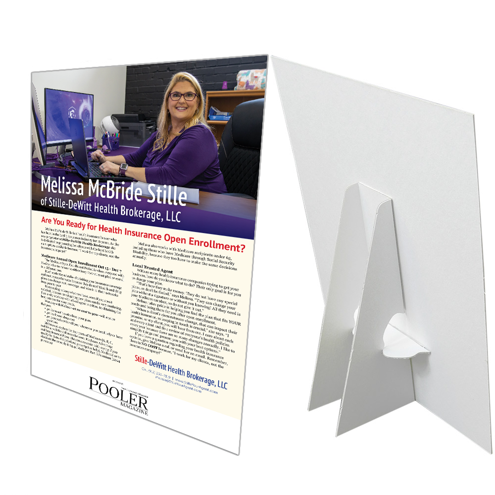 Pooler Magazine: Articles, Covers, & Advertisements - Counter Cards