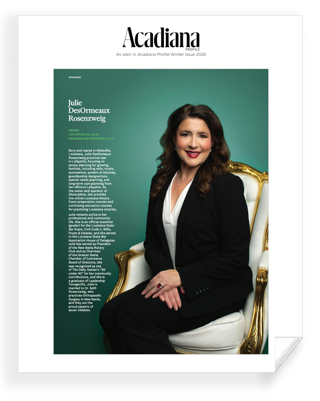 Acadiana Profile - Profile Features - Archival Reprint