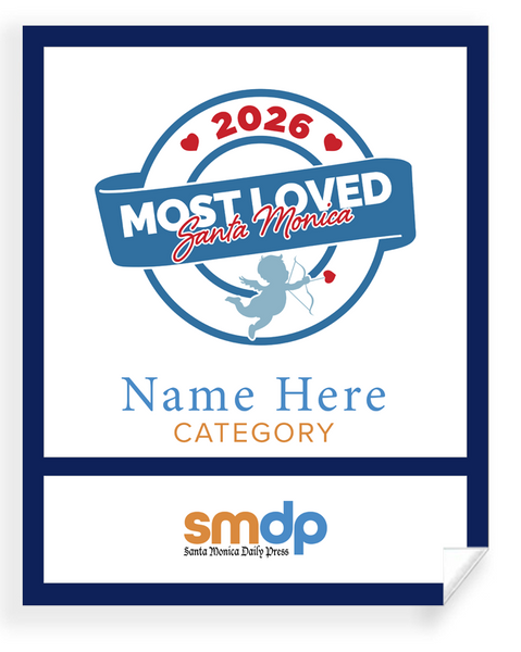 SMDP Most Loved Awards - Window Cling